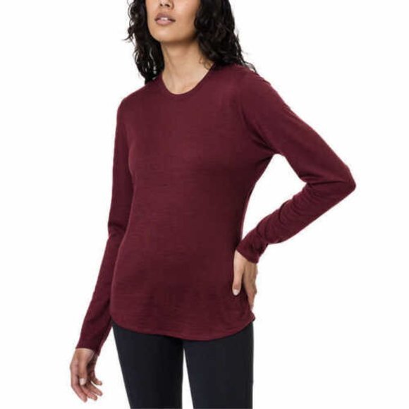 Seg'ments Washable Merino Wool Top Womens XXL Long Sleeve Stretch Tee Shirt NWT - Picture 9 of 11